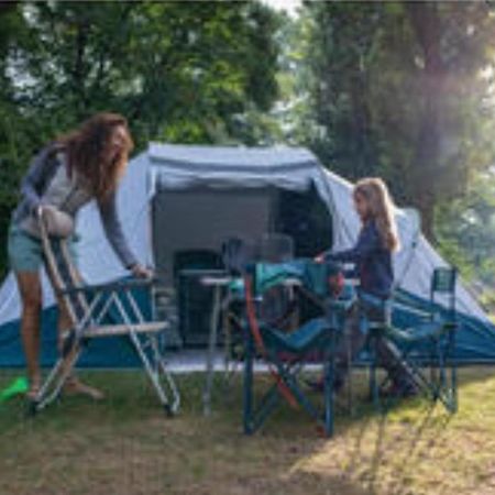 Les Hortensias Grande Tente Familiale Deux Chambres Et Sejour Vue Mer Sur Camping Nature Plestin-les-Grèves Dış mekan fotoğraf