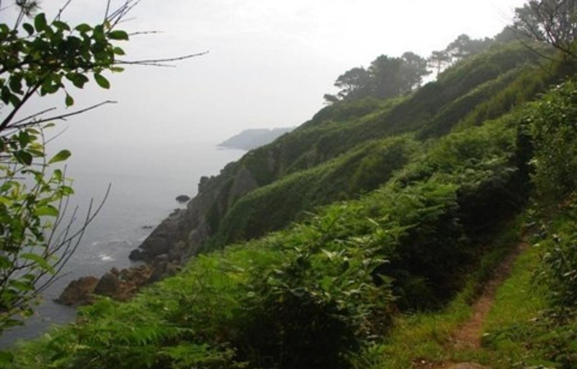 Les Hortensias Grande Tente Familiale Deux Chambres Et Sejour Vue Mer Sur Camping Nature Plestin-les-Grèves Dış mekan fotoğraf